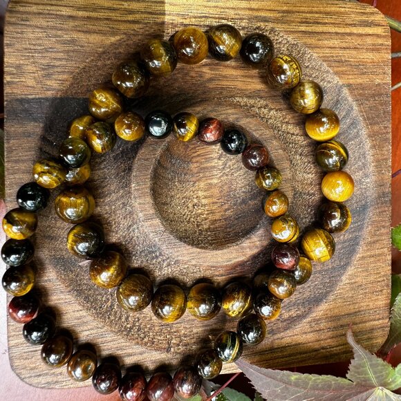 Tiger Eye 6mm & 8mm Bracelets - Picture 1 of 7
